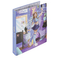 Pryma Raccoglitore 4 Anelli – Quaderno ad Anelli Formato A4 – Copertina Rigida Decorata – Organizer per Scuola, Ufficio e Archivio Documenti (Linea Manga Ragazze 2)