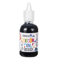 Pryma Colore Tessuto Nero 30ml 6pz – Vernice 3D per Stoffa Paintex, Permanente e Lavabile, Ideale per DIY, Personalizzazione Abbigliamento, Scarpe e Accessori