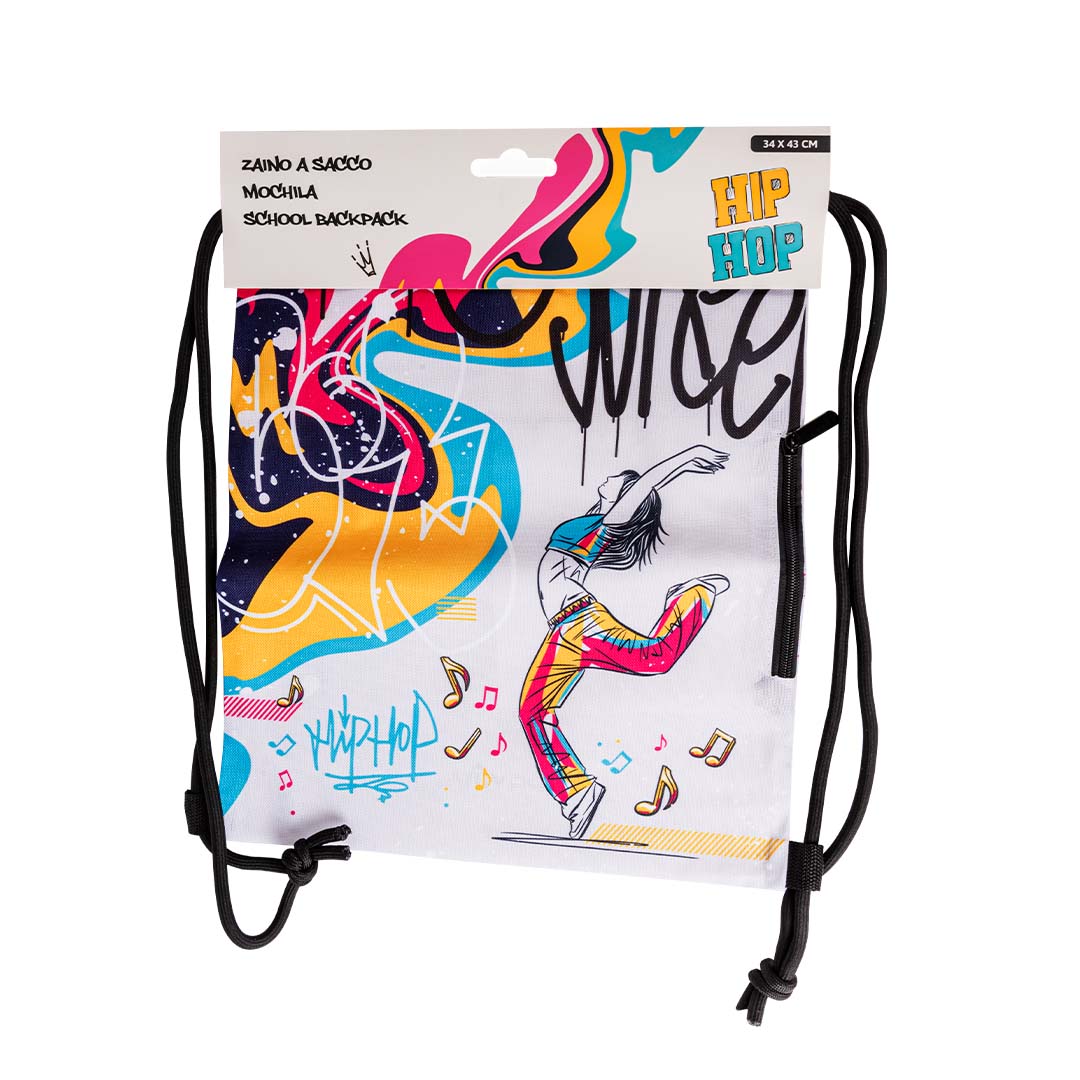 Pryma Linea Hip Hop Zaino Sacco 34x43Cm