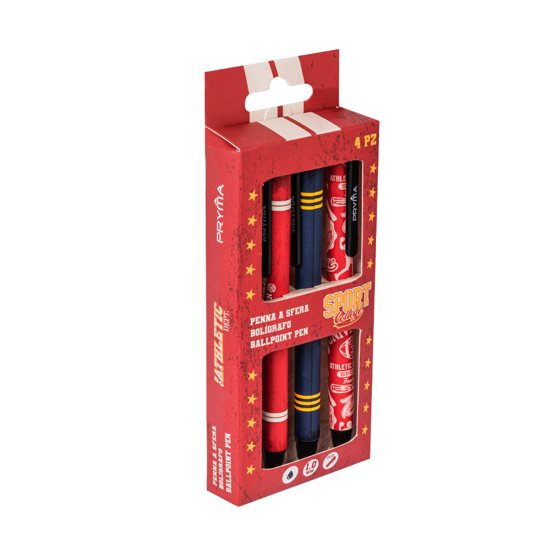 Pryma Linea Sport Penna Sfera 1Mm 4Pz