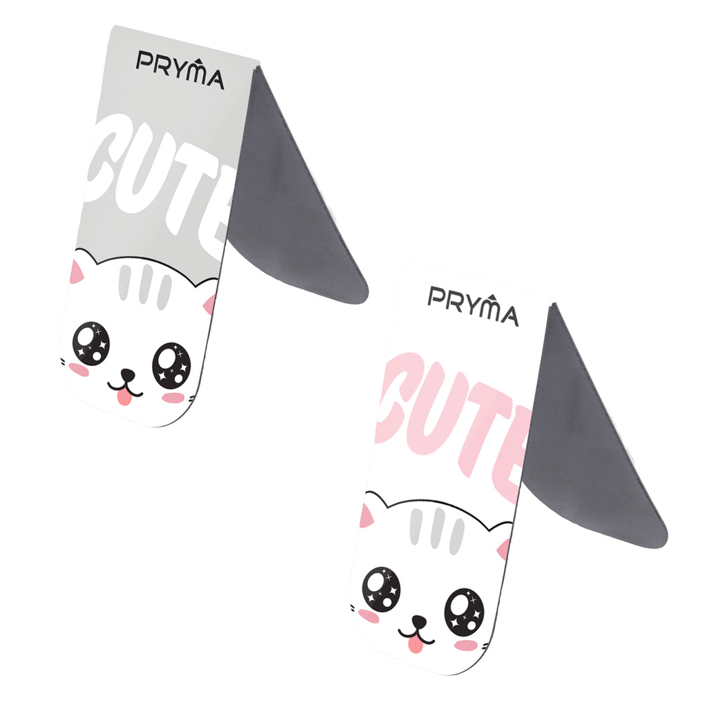 Linea Paw Segnalibri a Calamita (Set da 4 Pezzi) – Gatto "Cute"