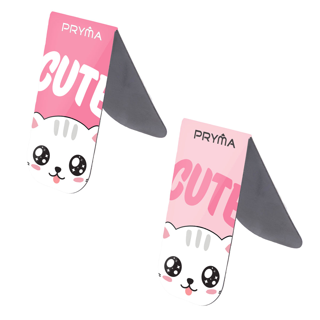 Linea Paw Segnalibri a Calamita (Set da 4 Pezzi) – Gatto "Cute"