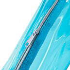 Astuccio in PVC Trasparente Blu – 21x8cm