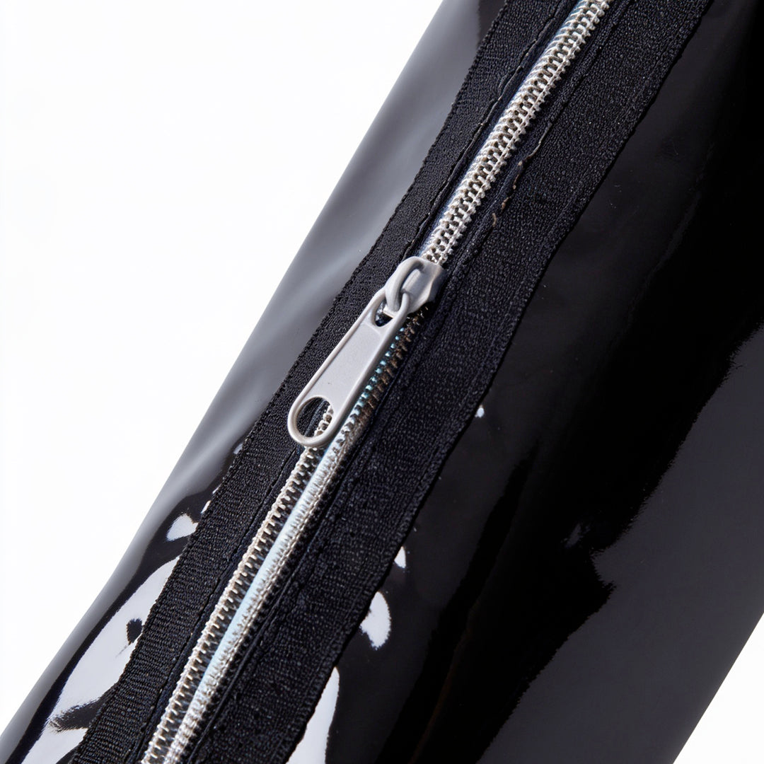 Astuccio in PVC Trasparente Nero – 21x8cm