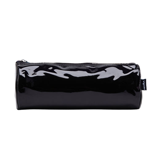 PRYMA Astuccio in PVC Trasparente, 20x4.5x4.5cm Nero – Portapenne Impermeabile e Resistente con Cerniera, Organizer Mini