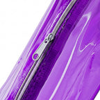 Astuccio in PVC Trasparente Viola – 20x4.5x4.5cm