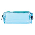 PRYMA Astuccio in PVC Trasparente, 21x5x7cm Blu – Portapenne Impermeabile e Resistente con Cerniera, Organizer Minimalis
