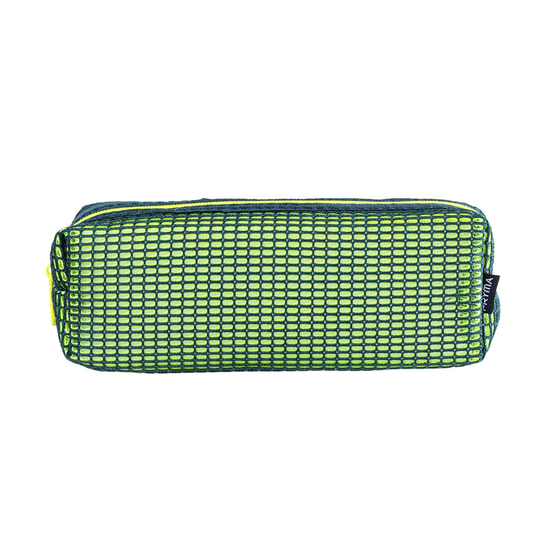 Astuccio Slim in Tessuto Mesh Giallo – 21x5x7cm