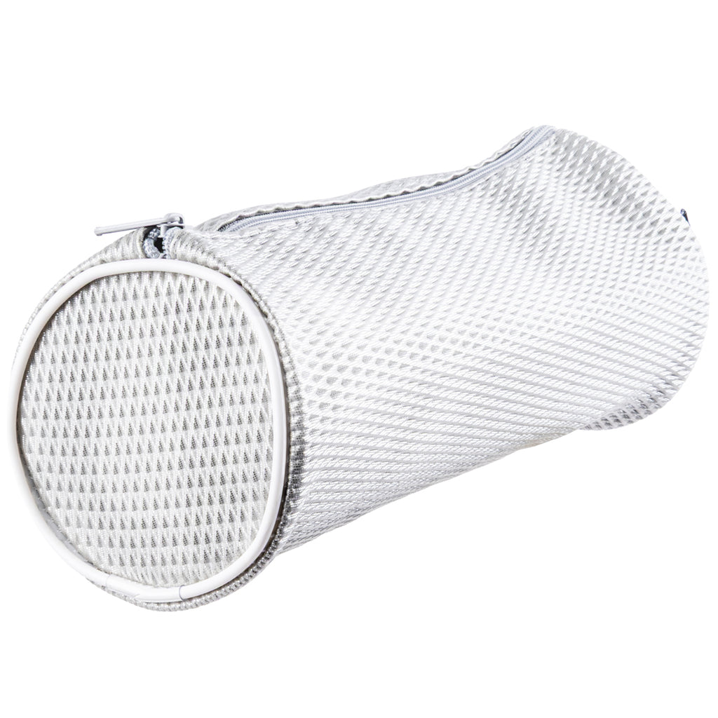 Astuccio Cilindrico in Tessuto Mesh Grigio