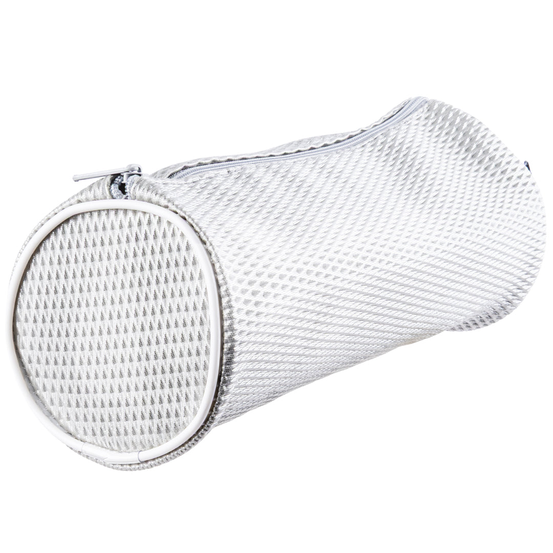 Astuccio Cilindrico in Tessuto Mesh Grigio