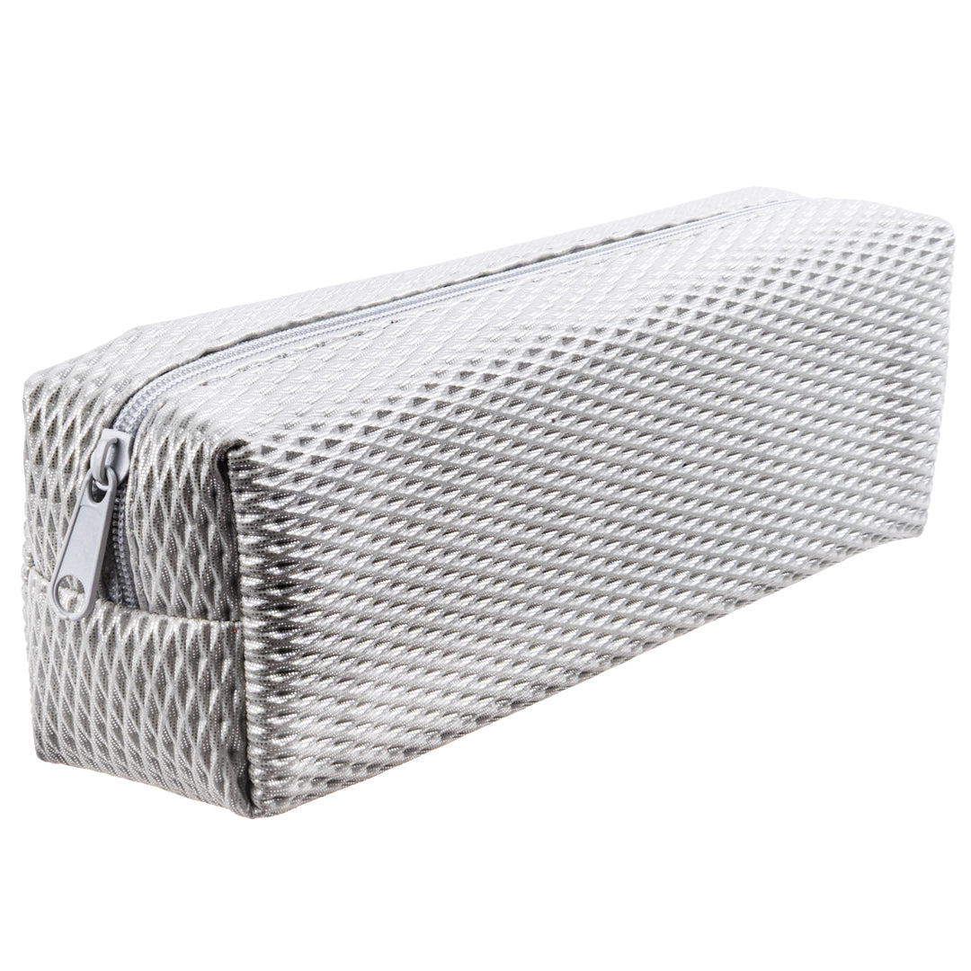 Astuccio Slim in Tessuto Mesh Grigio – 20x4.5x4.5cm
