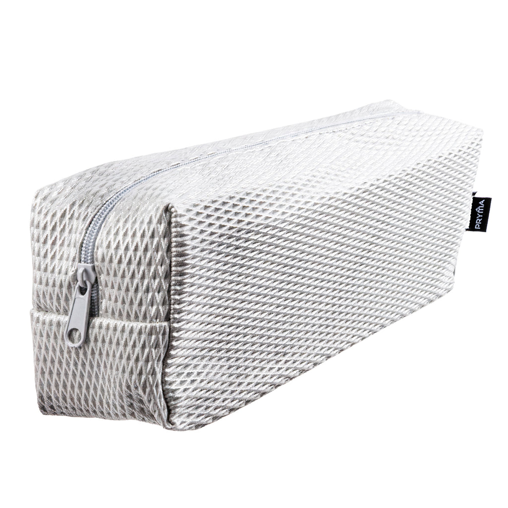 Astuccio Slim in Tessuto Mesh Grigio – 21x5x7cm