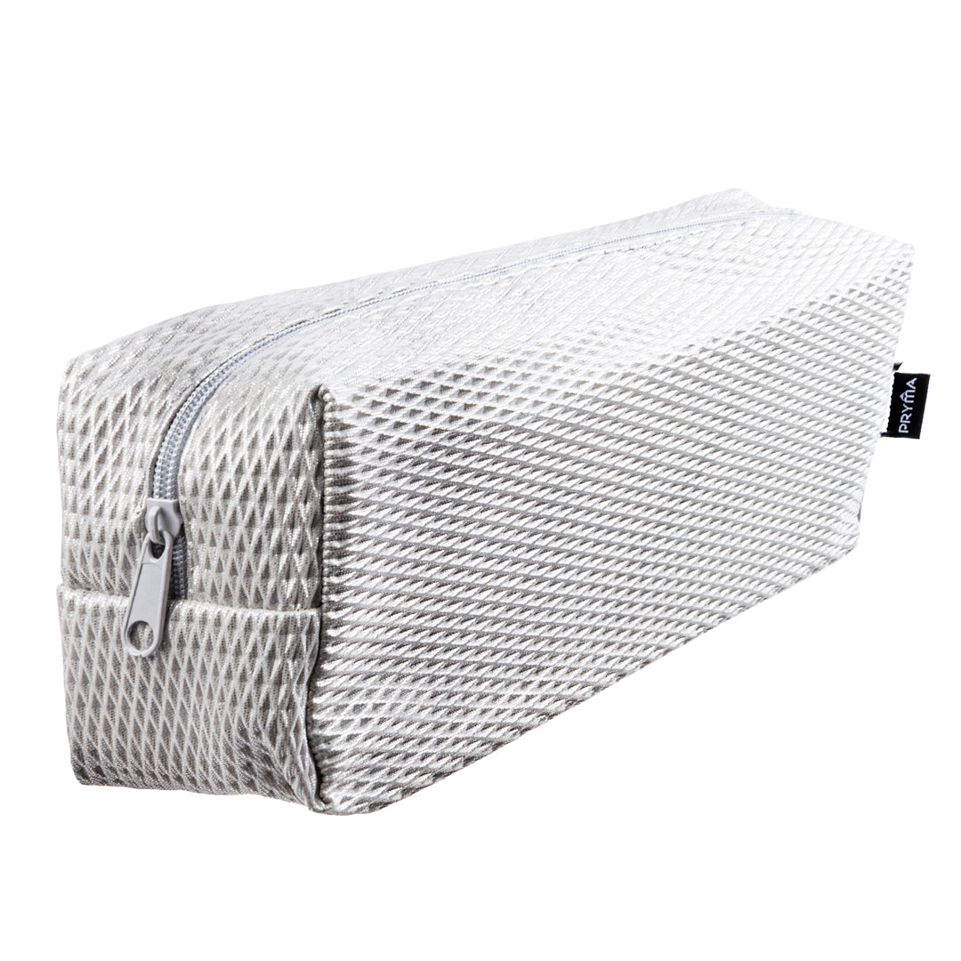 Astuccio Slim in Tessuto Mesh Grigio – 21x5x7cm