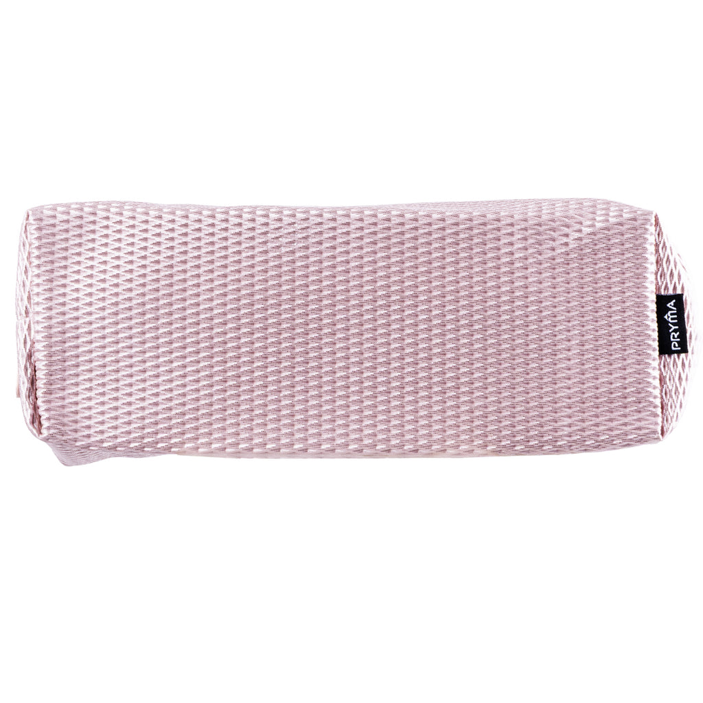 PRYMA Astuccio Slim in Tessuto Mesh Lilla, 21x5x7cm – Portapenne a Rete con Cerniera, Organizer Traspirante e Resistente
