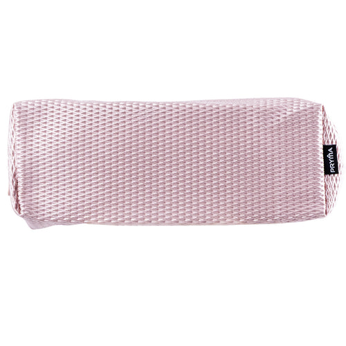 PRYMA Astuccio Slim in Tessuto Mesh Lilla, 21x5x7cm – Portapenne a Rete con Cerniera, Organizer Traspirante e Resistente