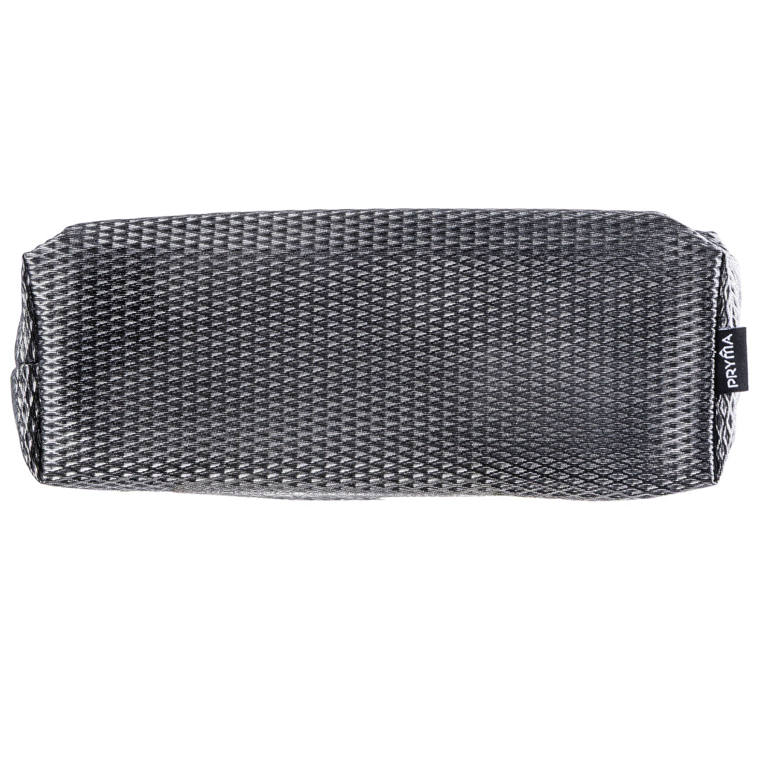 PRYMA Astuccio Slim in Tessuto Mesh Nero, 21x5x7cm – Portapenne a Rete con Cerniera, Organizer Traspirante e Resistente 