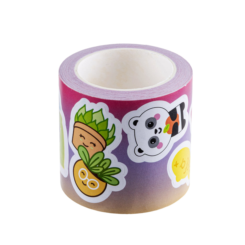 Set Adesivi Kawaii Rosa, Confezione da 190 Pezzi