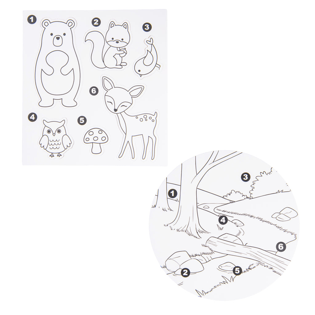 Junior Joy Puzzle da Colorare per Bambini – Fattoria Animali Del