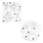 Junior Joy Puzzle da Colorare per Bambini – Isola Dei Pirati