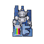 Junior Joy Velvet Art Disegno con Velluto a Rilievo per Bambini – Robot Futurista