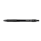Clack Set 5 Penne Gel Nere a Scatto, Punta Media 0.7 mm - Pryma