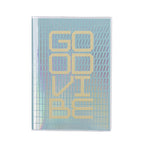 PRYMA Linea Line Memobook "Good Vibes" 14.5x20.8 cm – Quaderno Taccuino con Copertina Morbida, A5 Standard, 80 Fogli / 160 Pagine Rigate, Agenda per Appunti in Fantasia Geometrica a Griglia Olografica