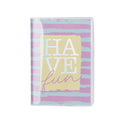 PRYMA Linea Line Memobook "Have Fun" 14.5x20.8 cm – Quaderno Taccuino con Copertina Morbida, A5 Standard, 80 Fogli / 160