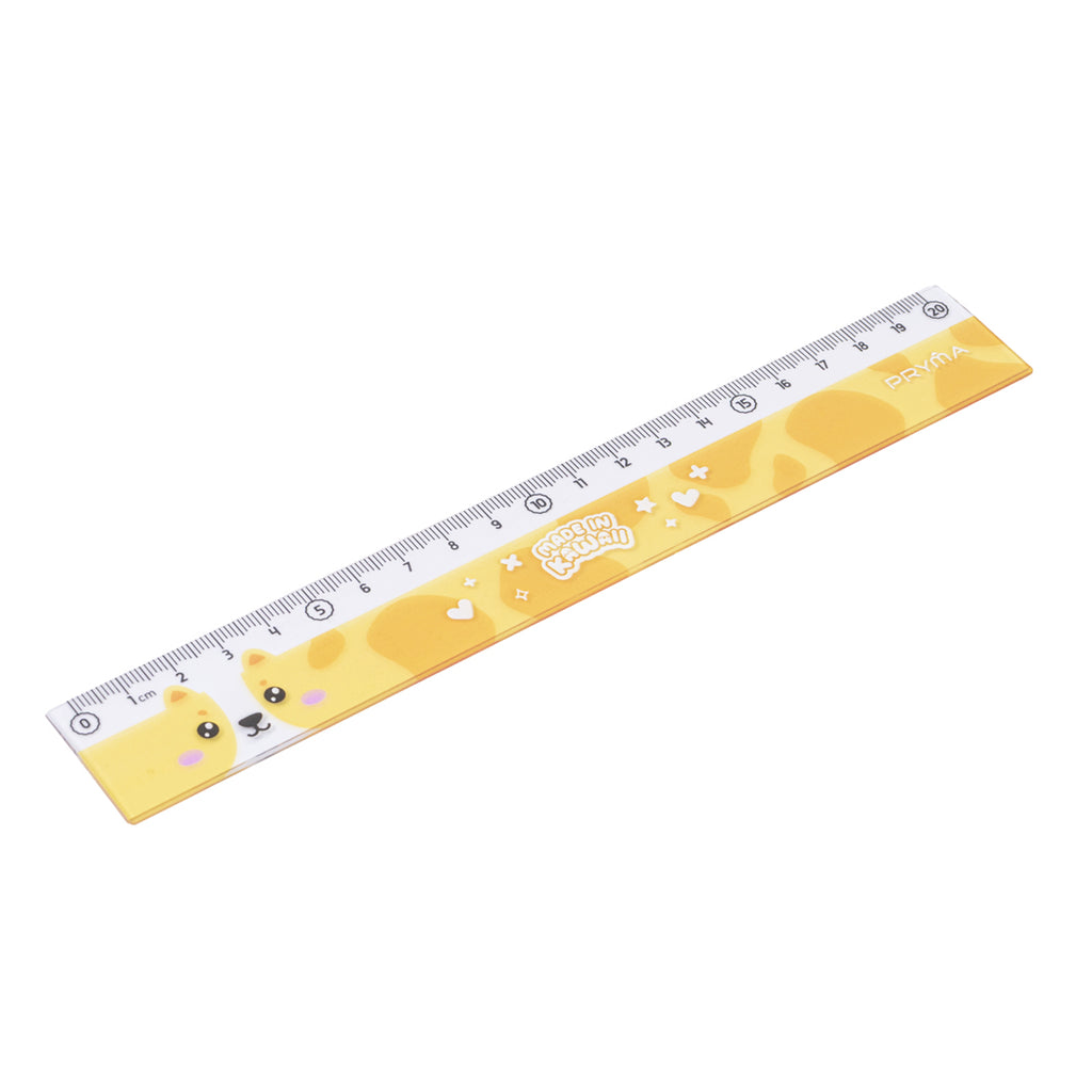 Linea Kawaii Righello 20 cm Giallo