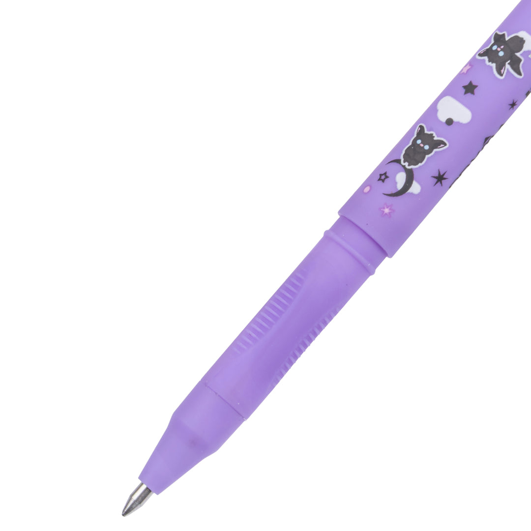 Penna Gel Cancellabile Happy Animals 0.7mm – Viola Pipistrello