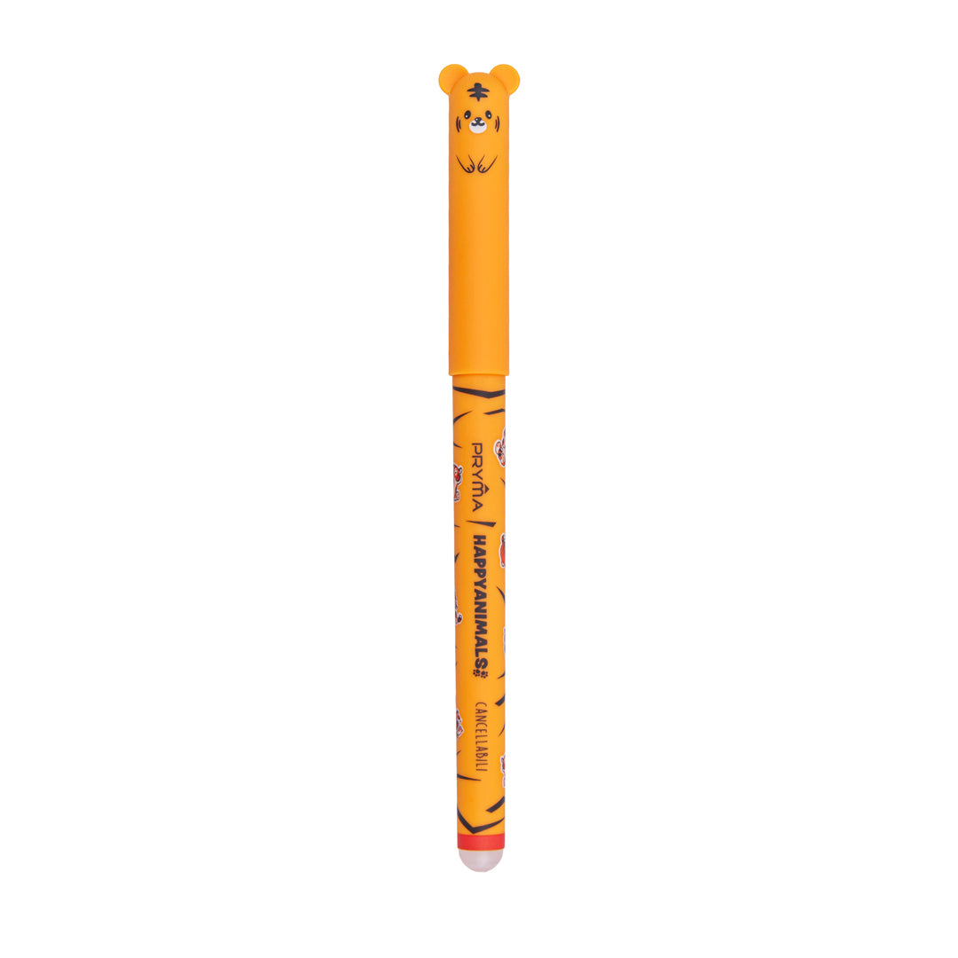 Penna Gel Cancellabile Happy Animals 0.7mm – Rosso Tigre