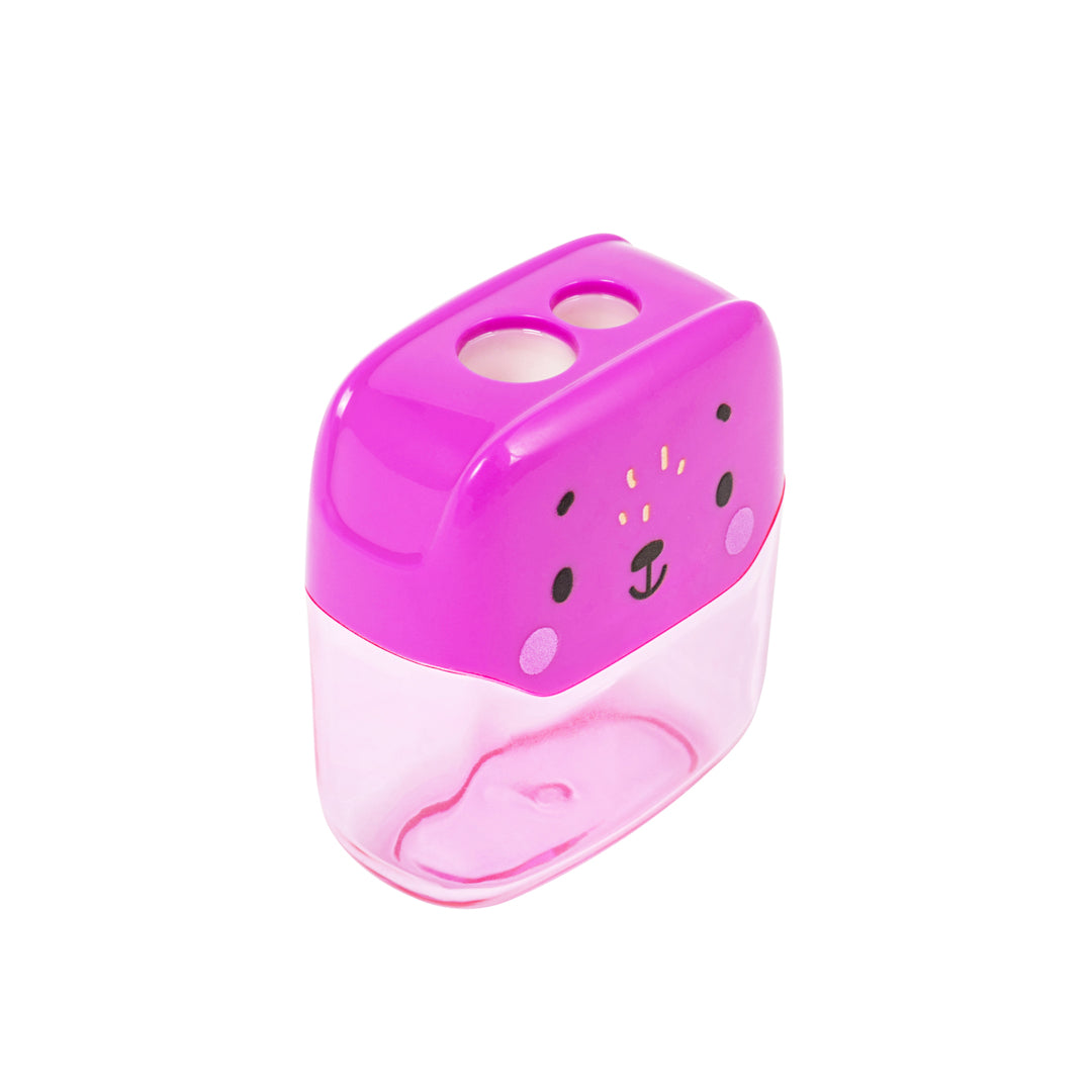 Temperino con Contenitore 2 Fori – Fucsia
