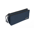 Pryma Astuccio 2 Zip Classic 22x11cm – Portapenne Doppio Alta Capienza per Scuola, Blu Scuro