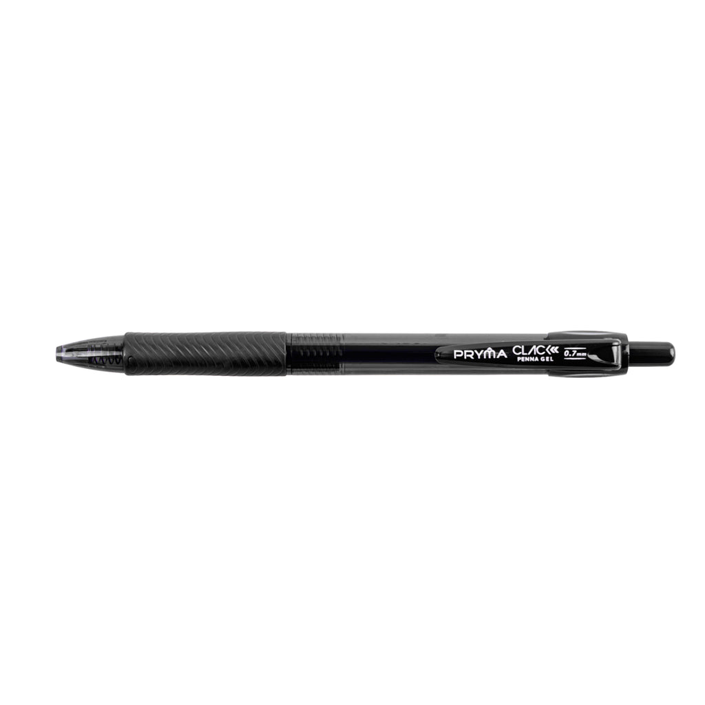 Penna Gel Clack 0.7mm – Inchiostro Nero Retrattili - Pryma