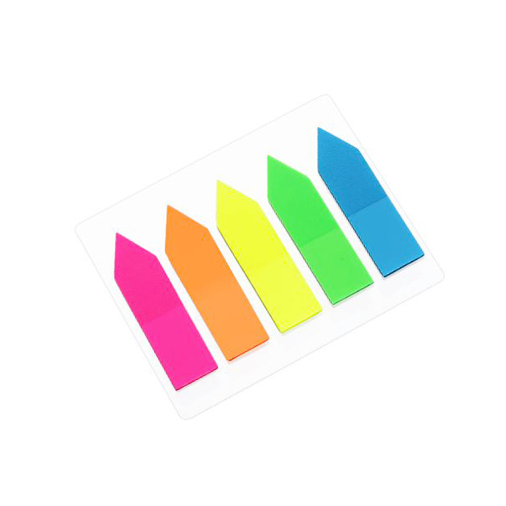 Stick Segnapagina 100 fogli 5 pz Fluo