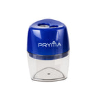 Temperino Metallo Con Contenitore 2Fori Blu